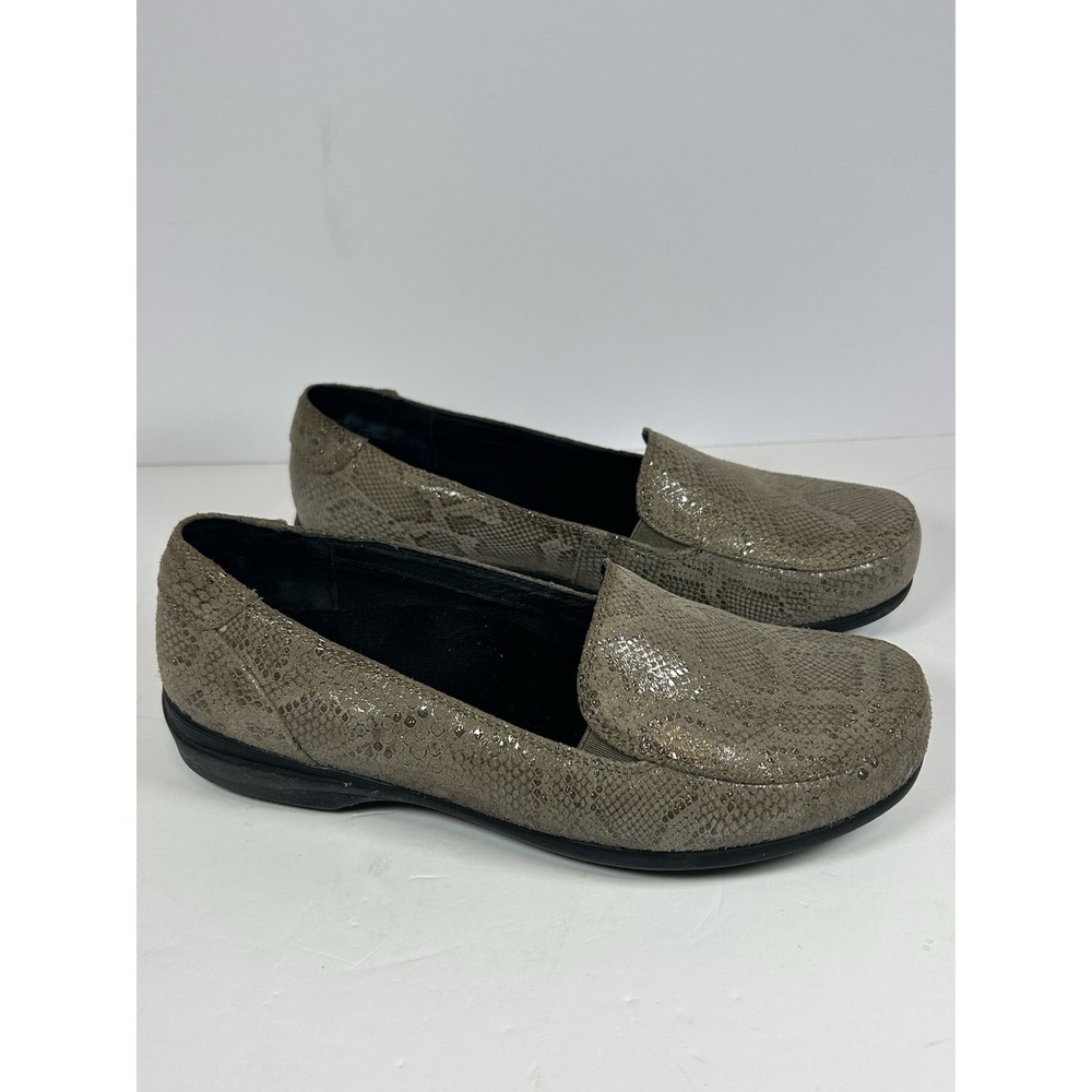 Abeo 24/7 Women's Brown Slip Resistant Loafer Avery Sz9.5 Biomechanical Footwear
